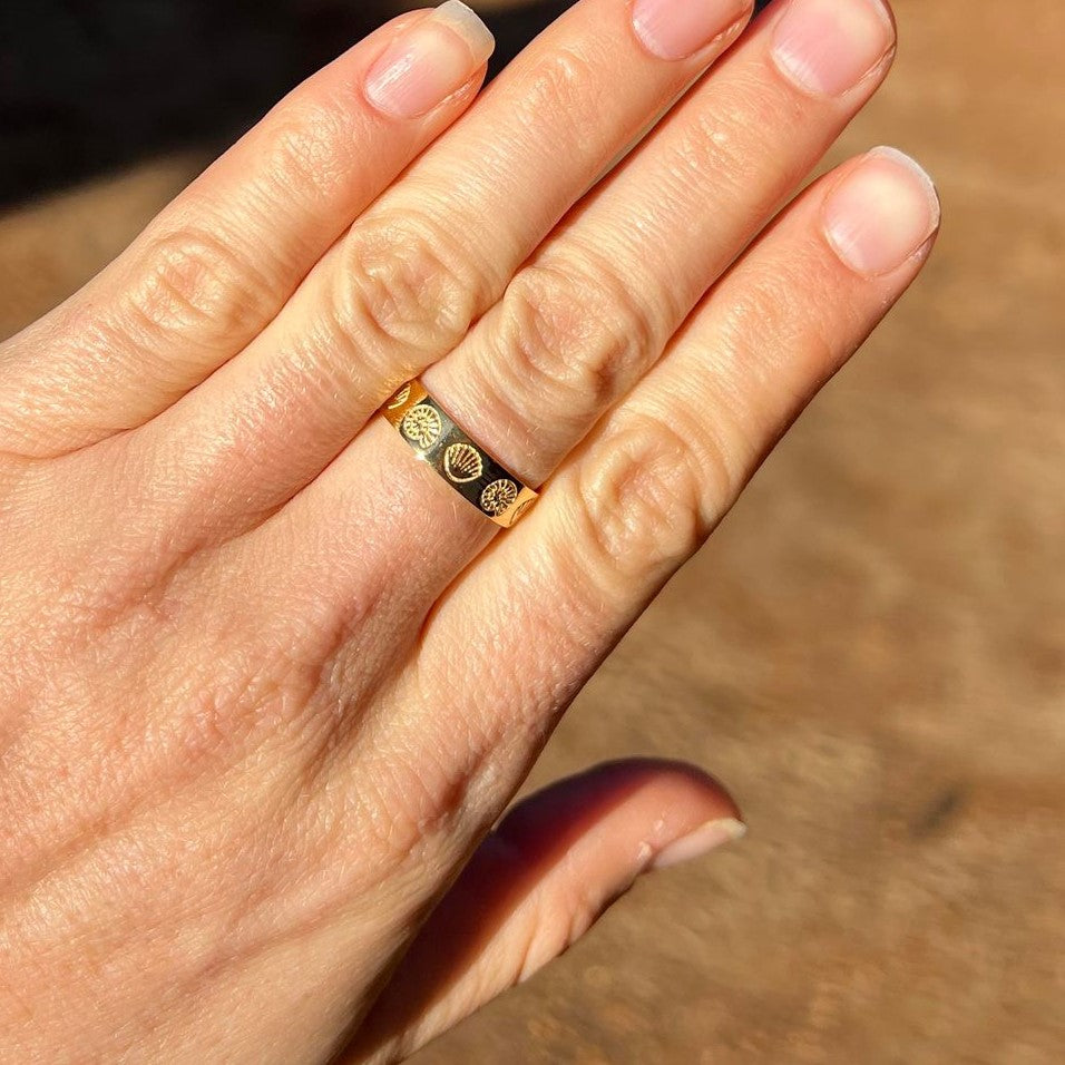 Coral Cove Gold Ring