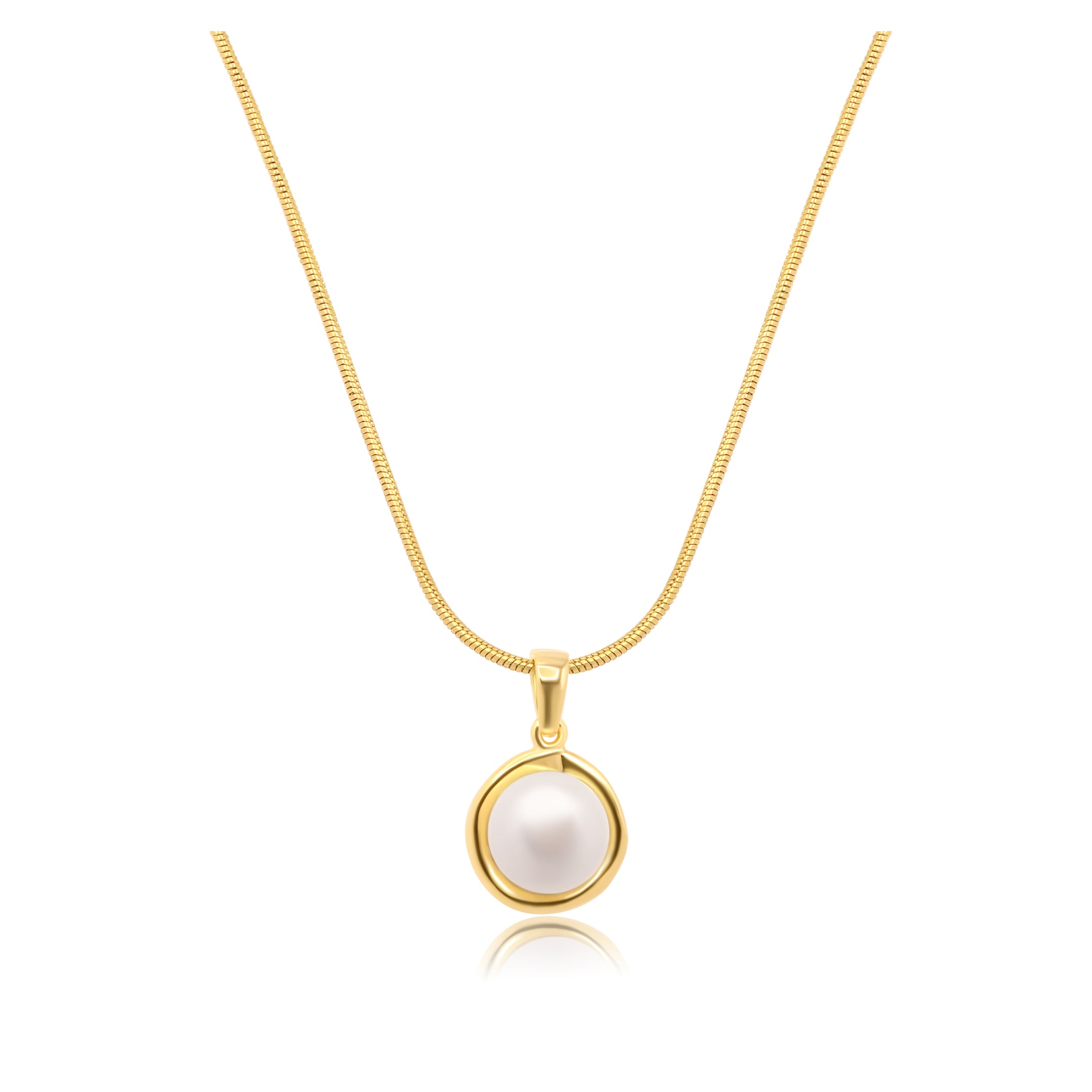 Anna Pearl Gold Necklace