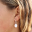 Ariana Freshwater Pearl Earrings Silver WHOLESALE