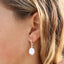 Ariana Freshwater Pearl Earrings Silver