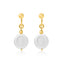 Ariana Freshwater Pearl Earrings Gold