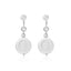 Ariana Freshwater Pearl Earrings Silver