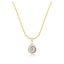 Arien Shiva Eye Gold Necklace