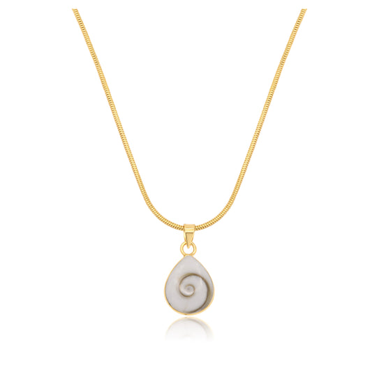 Arien Shiva Eye Gold Necklace