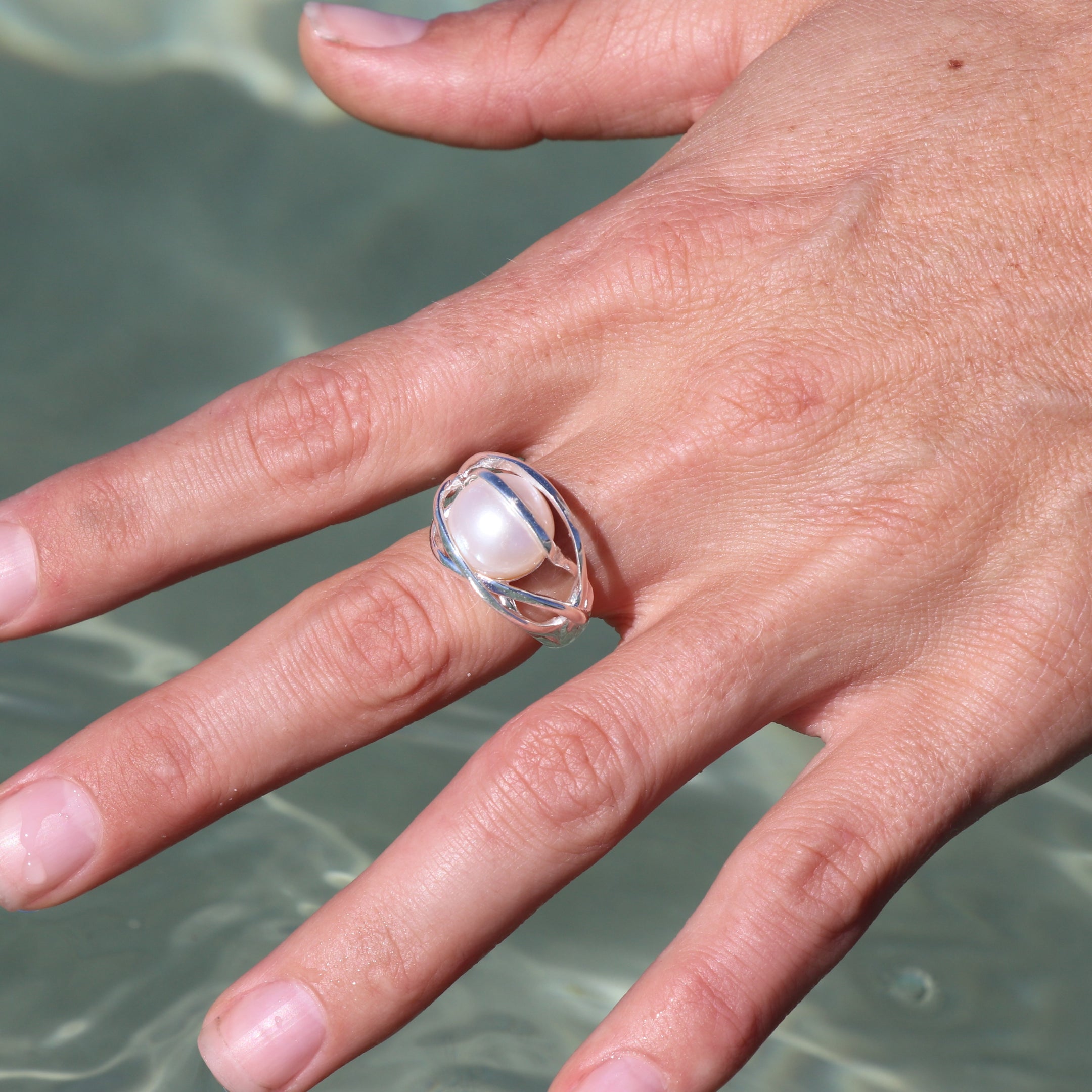Capture Pearl Ring