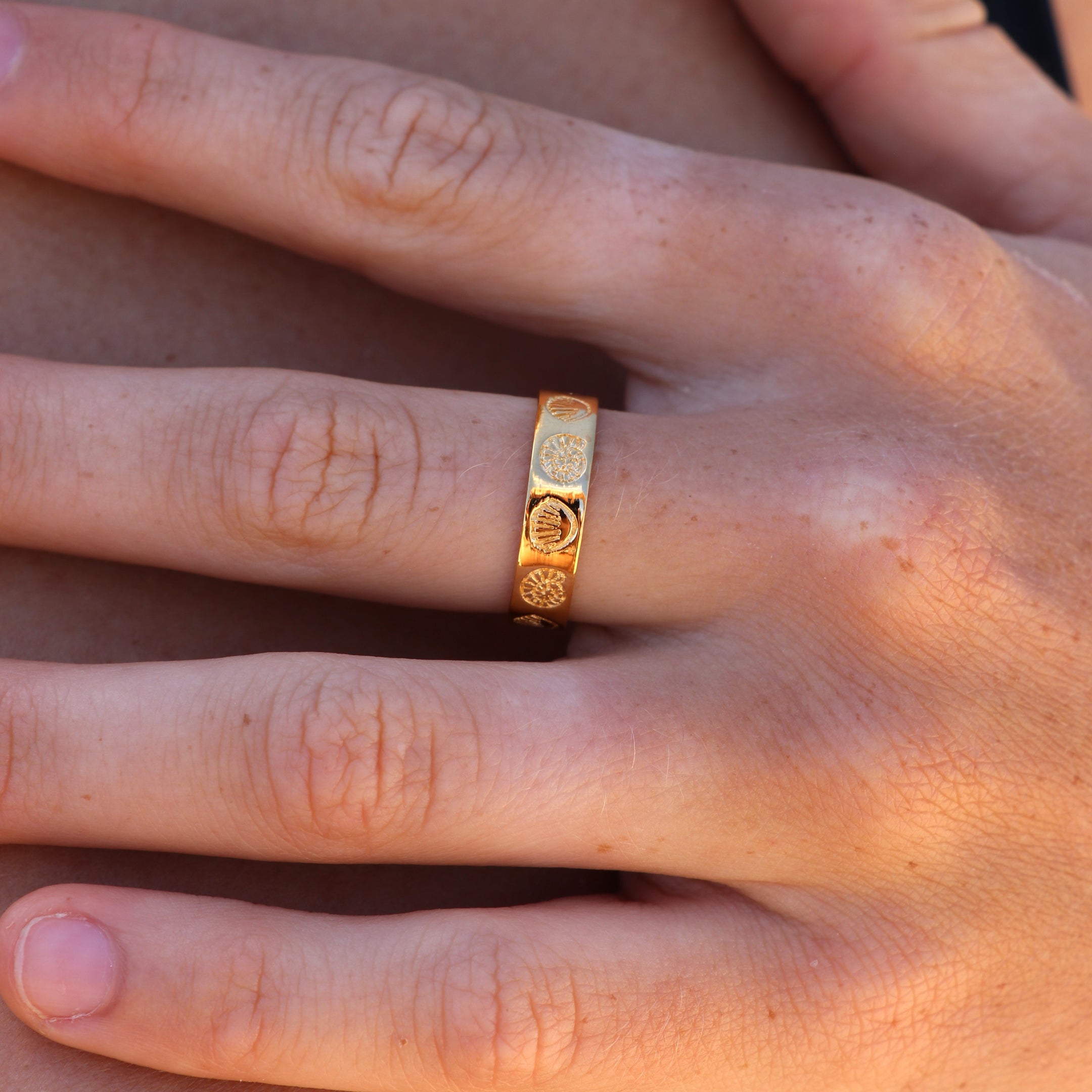 Coral Cove Gold Ring