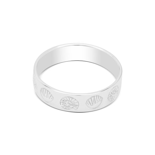 Coral Cove Silver Ring