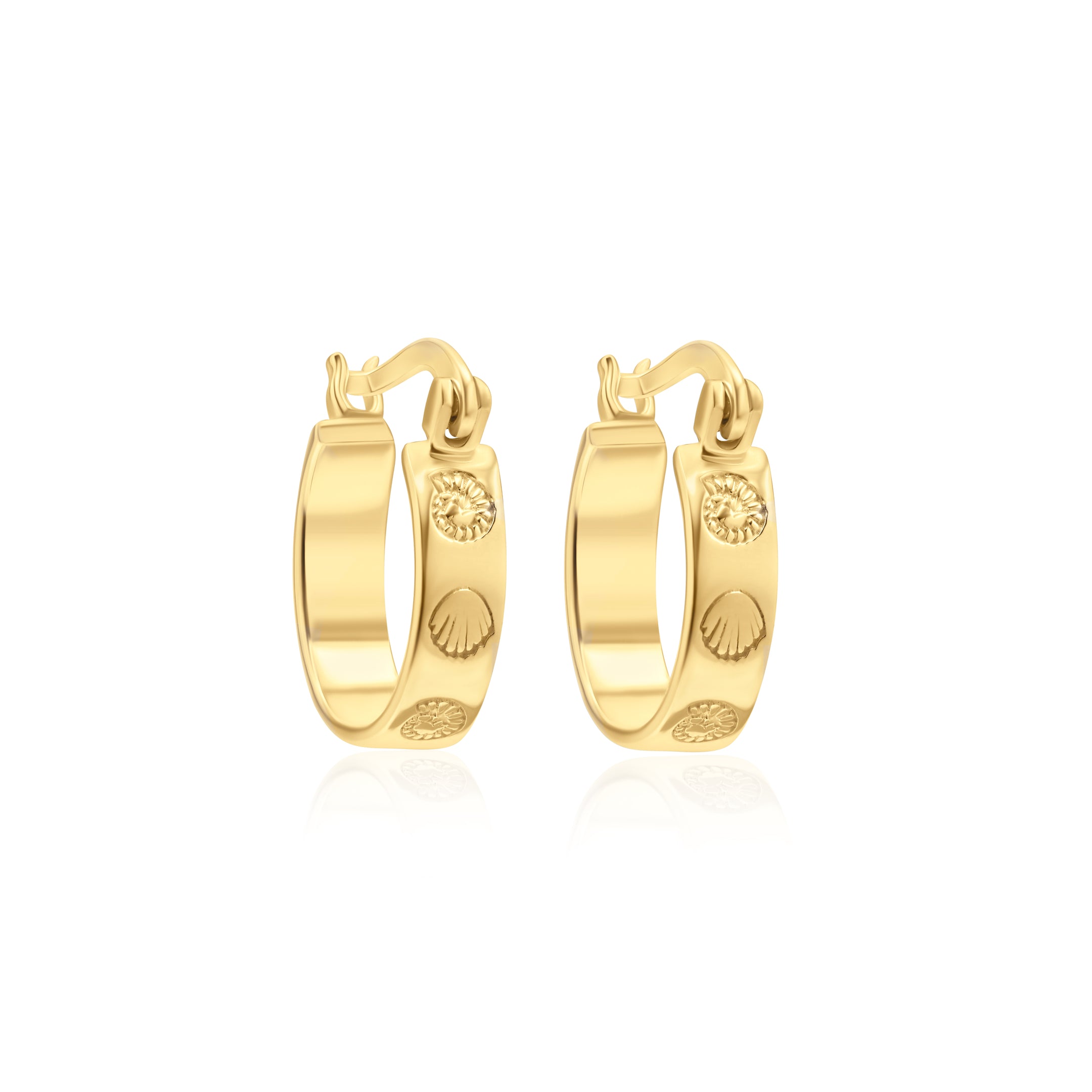 Coral Cove Hoop Gold