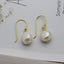 Elsie Pearl Gold Earring