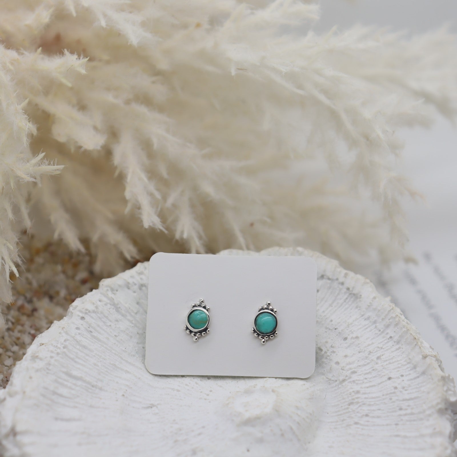 Eva Stud Turquoise WHOLESALE
