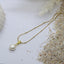 Freshwater Pearl Gold Necklace