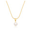 Freshwater Pearl Gold Necklace
