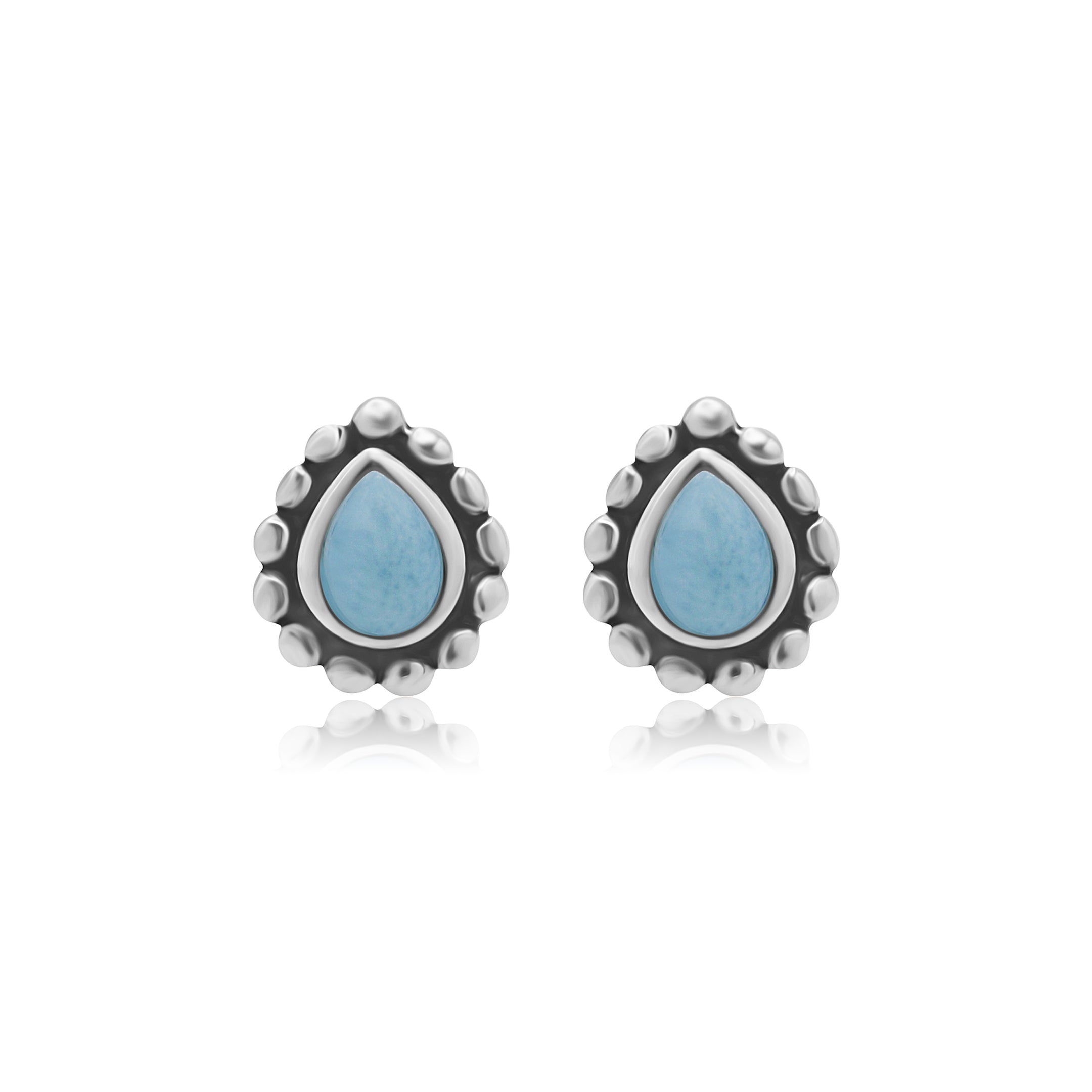 Gaia Petite Larimar Stud