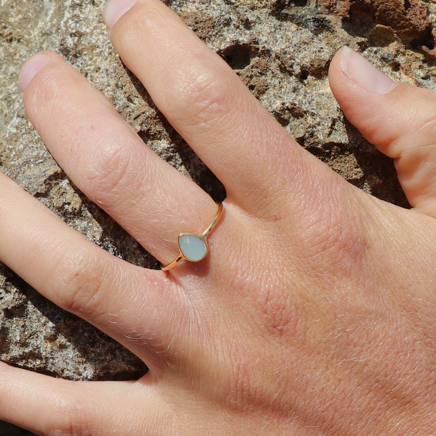 Harez Chalcedony Ring WHOLESALE