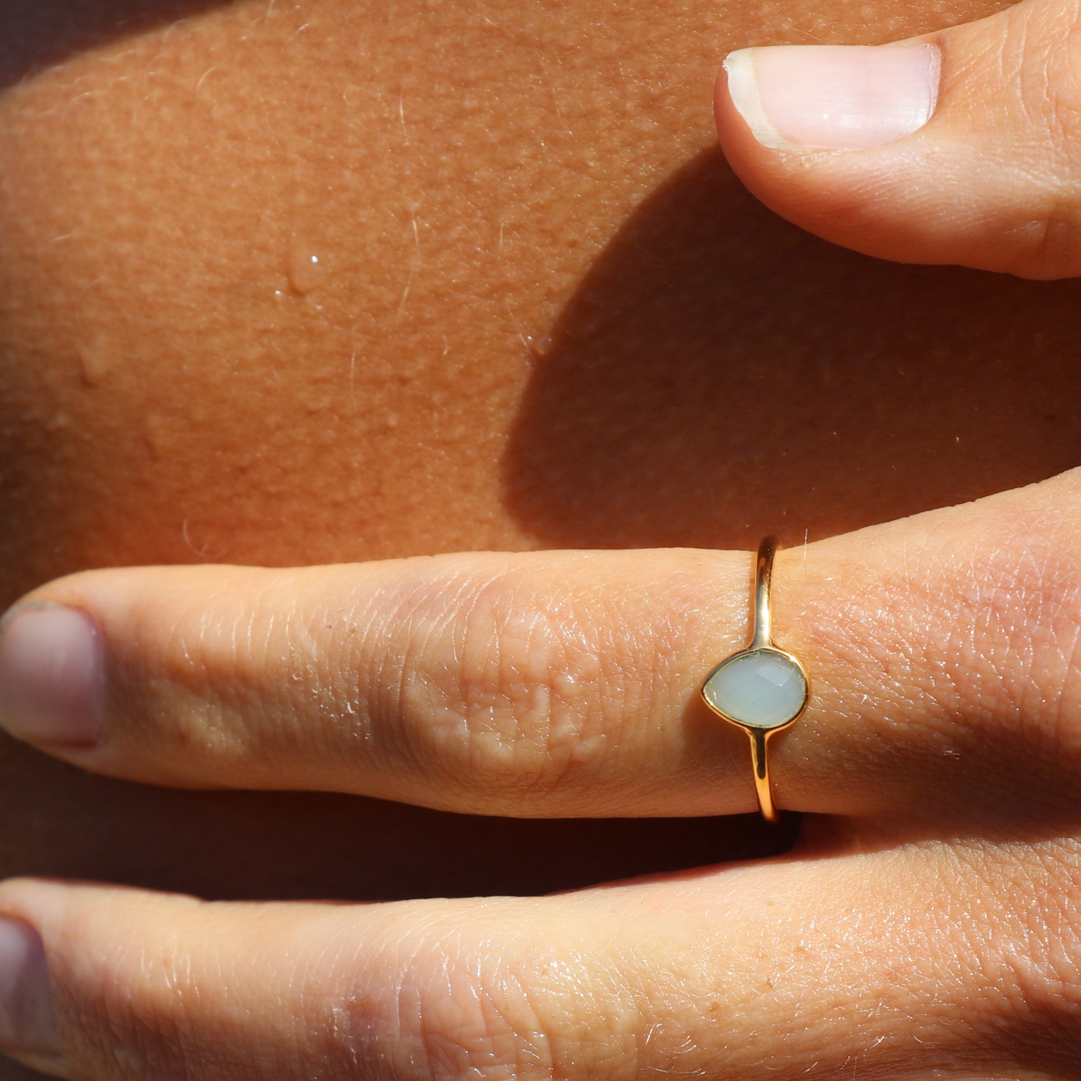 Harez Chalcedony Ring WHOLESALE