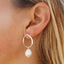 Harper Pearl Silver Earring