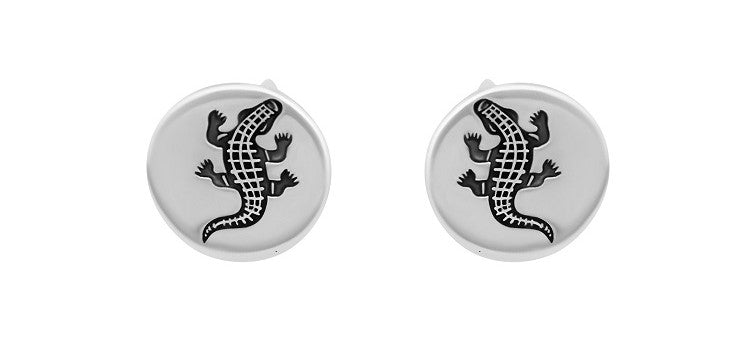 Etched Salt Water Crocodile Stud WHOLESALE