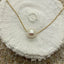 Pele Freshwater Pearl Necklace Gold WHOLESALE