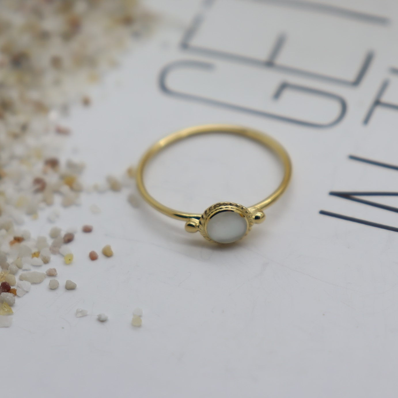 Kara Gold Ring