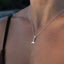 La Sirene Blue Opal Silver Necklace