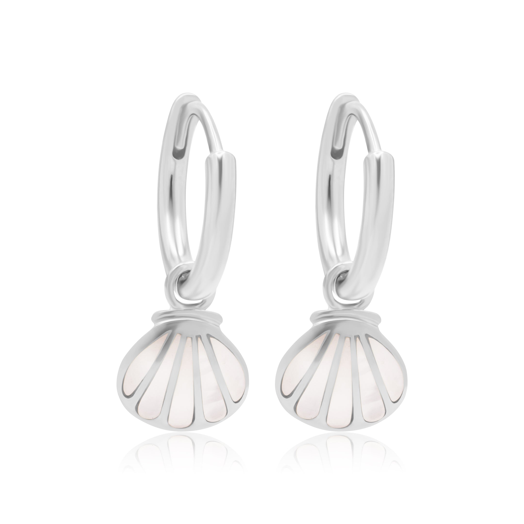 Lucia Hoops Silver