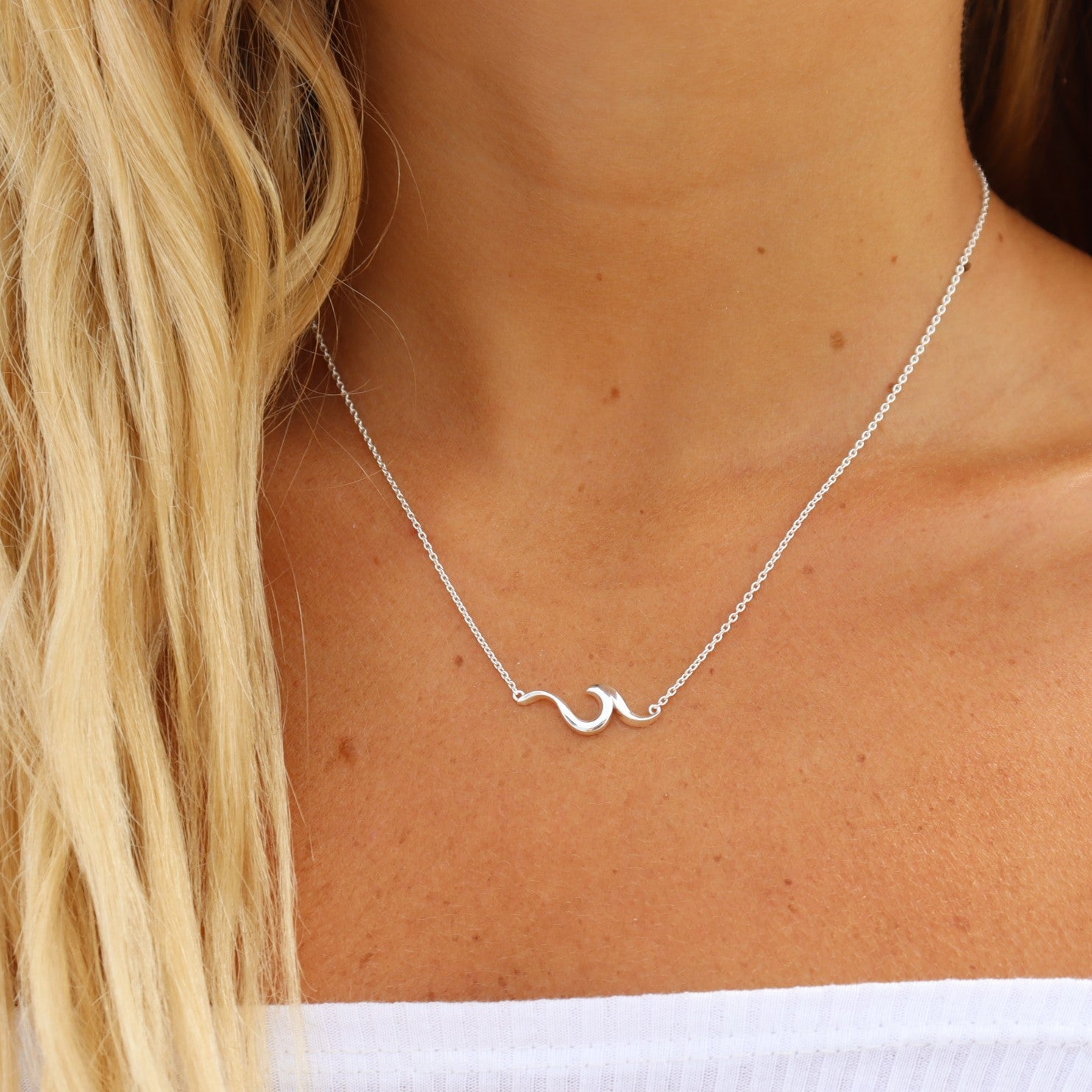 Ocean Wave Necklace – MiKi Jewellery - Main Image