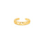 Oceania Gold Toe Ring