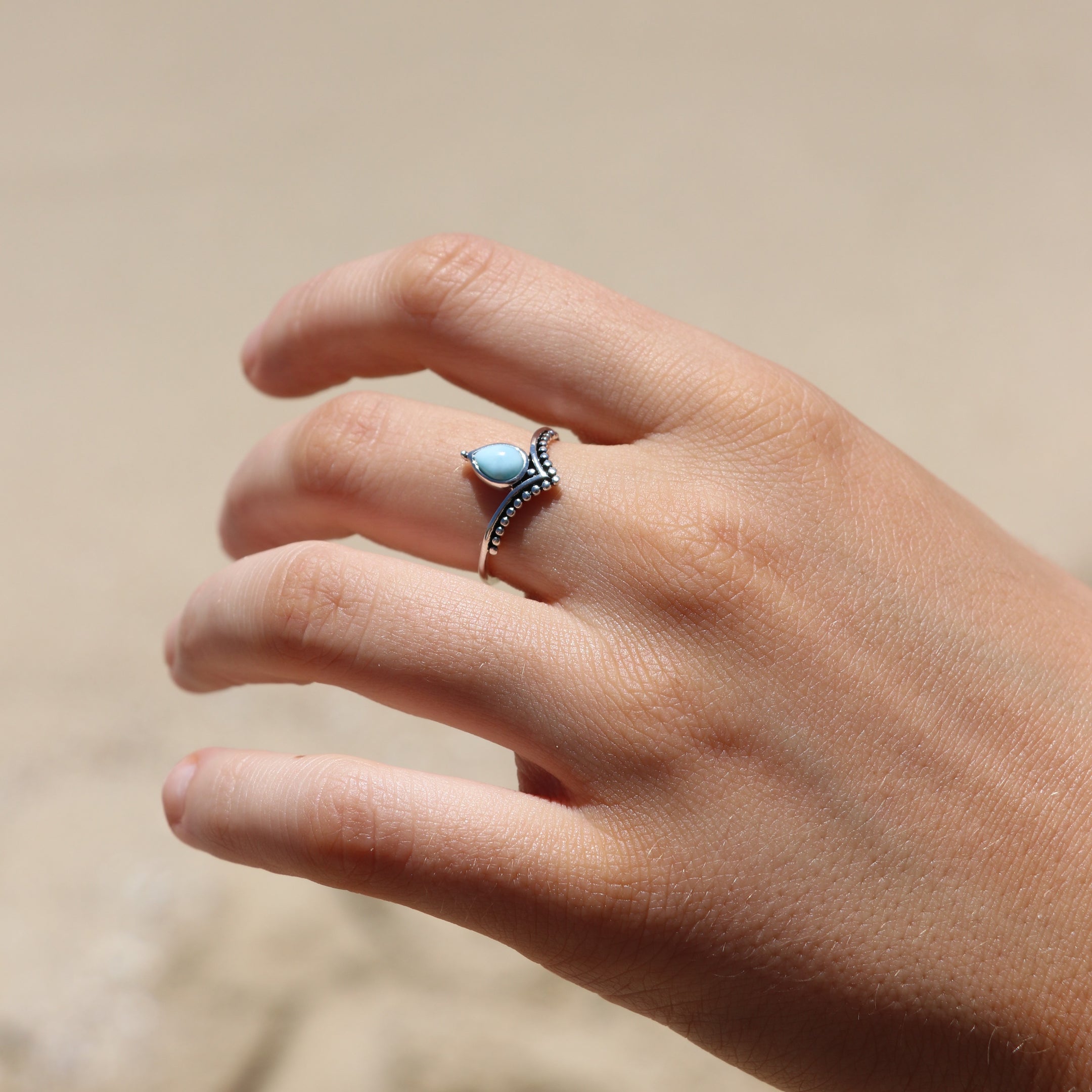 Orlando Larimar Ring