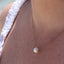 Pele Freshwater Pearl Necklace Rose Gold