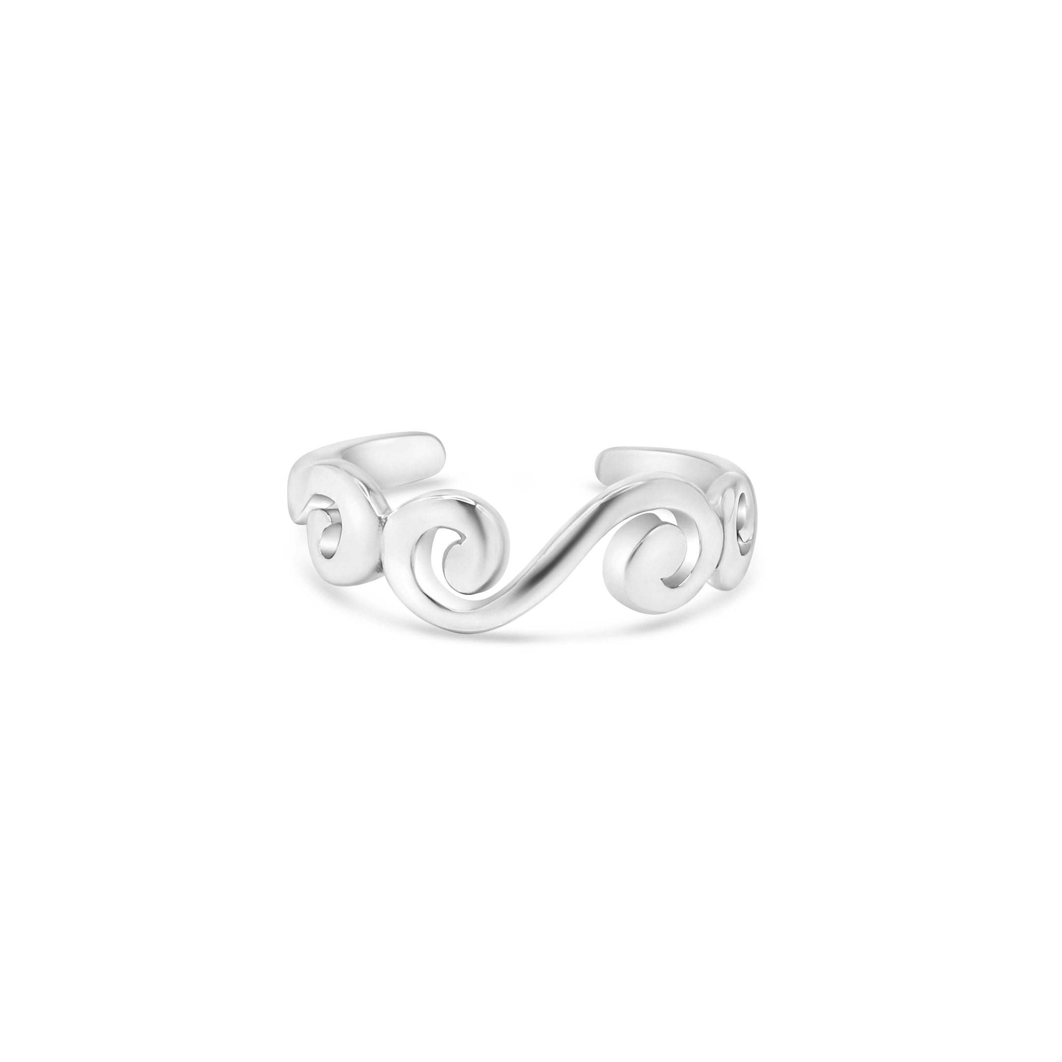 Ripple Toe Ring
