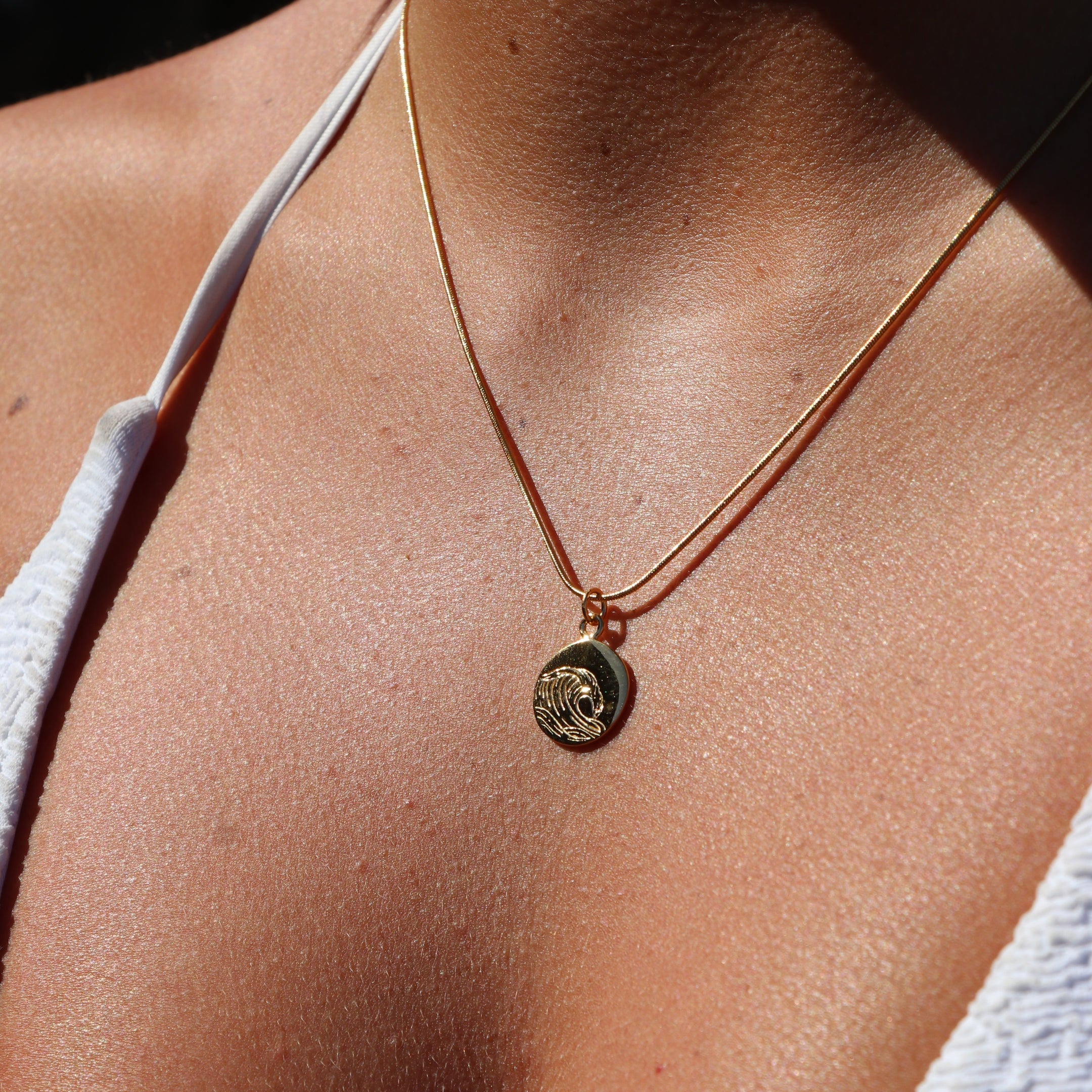 Riptide Gold Necklace WHOLESALE