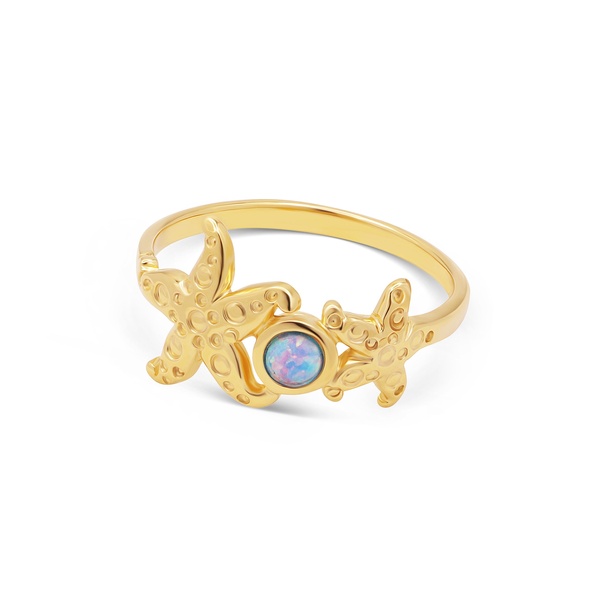 Seastar Gold Ring