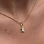 Sea Turtle Mother of Pearl Gold Necklace