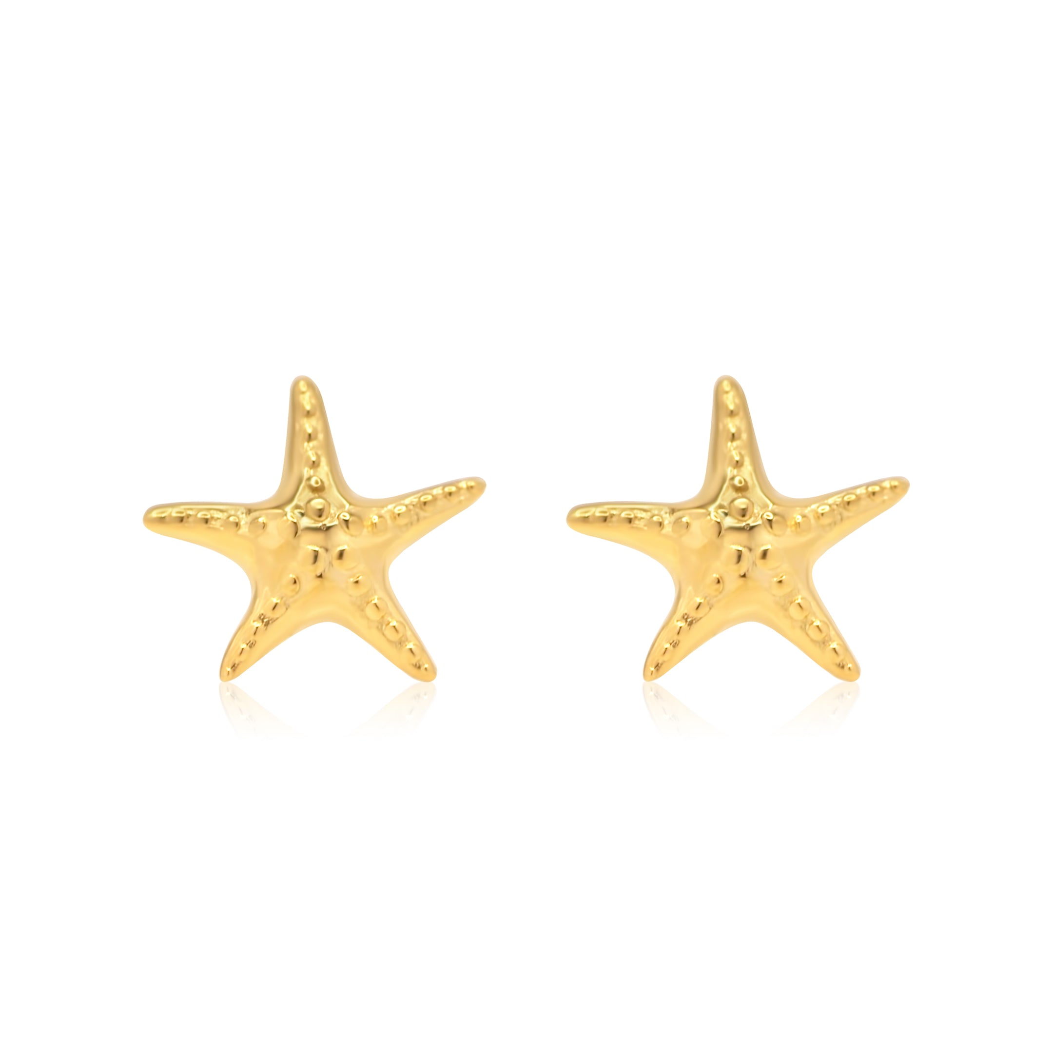 Starfish Gold Studs