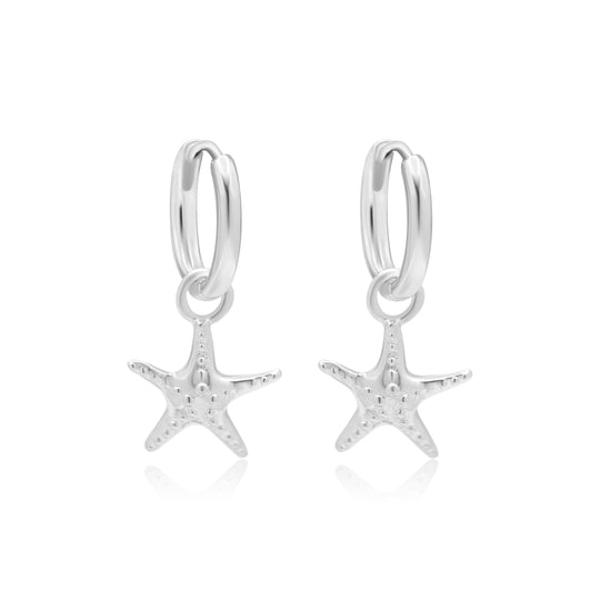 Starfish Silver Huggies