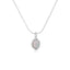 Ariel White Opal Silver Necklace
