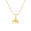 Artio Whale Tail Gold Necklace