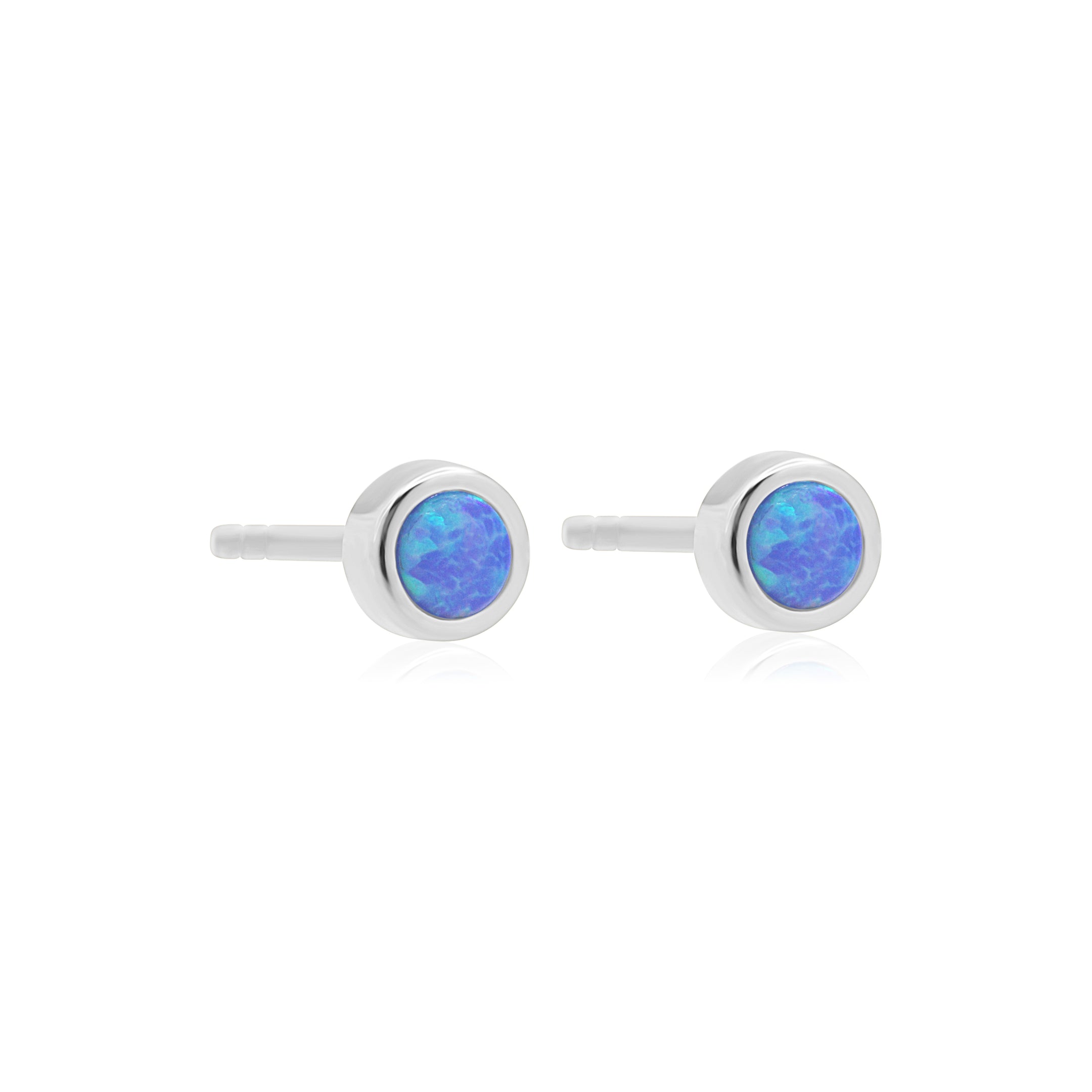 Opal Blue Studs WHOLESALE