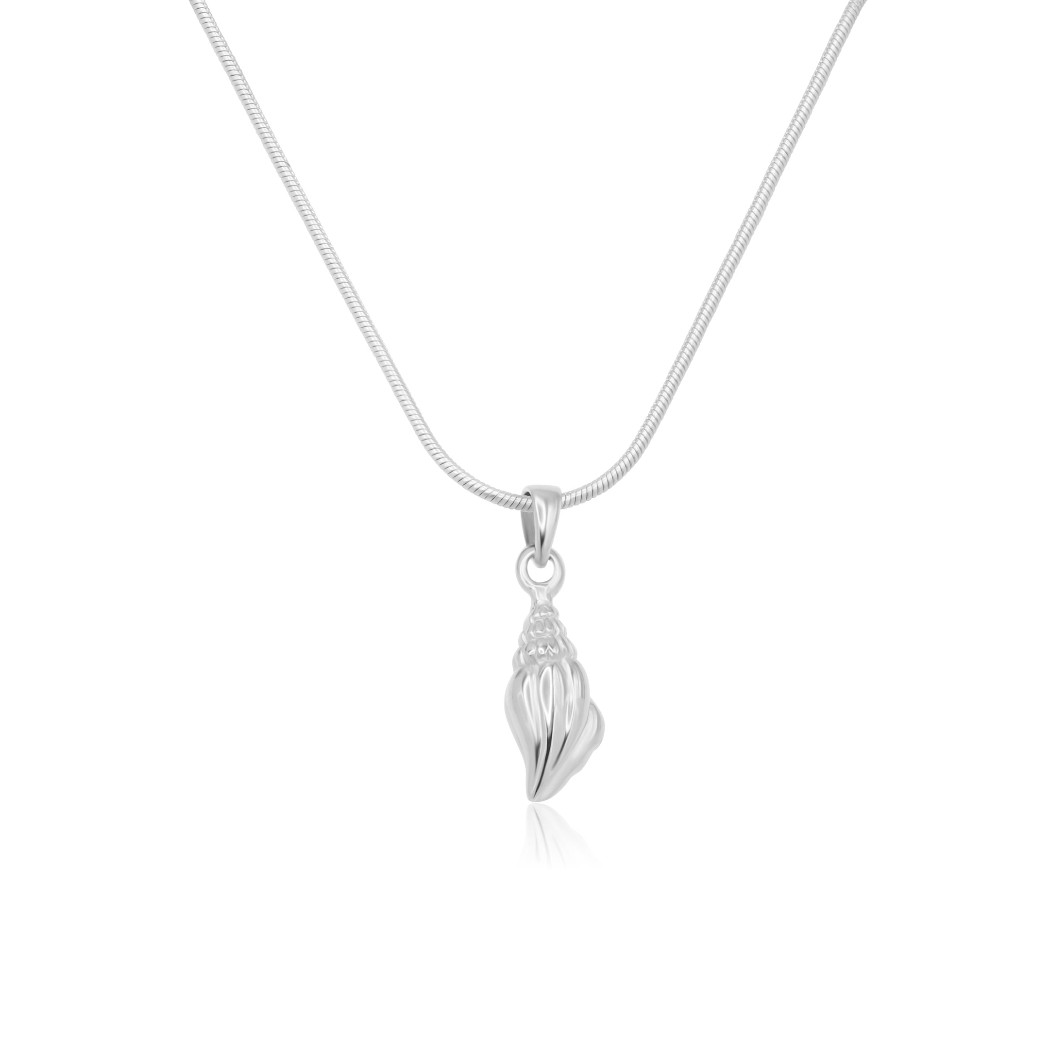 Seashell Silver Necklace