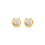 Aife Shiva Eye Gold Stud