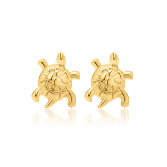 Sea Turtle Stud Gold