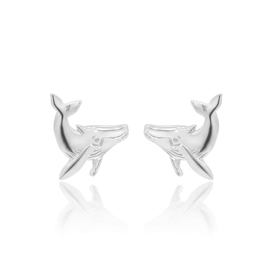 Whale Stud Silver