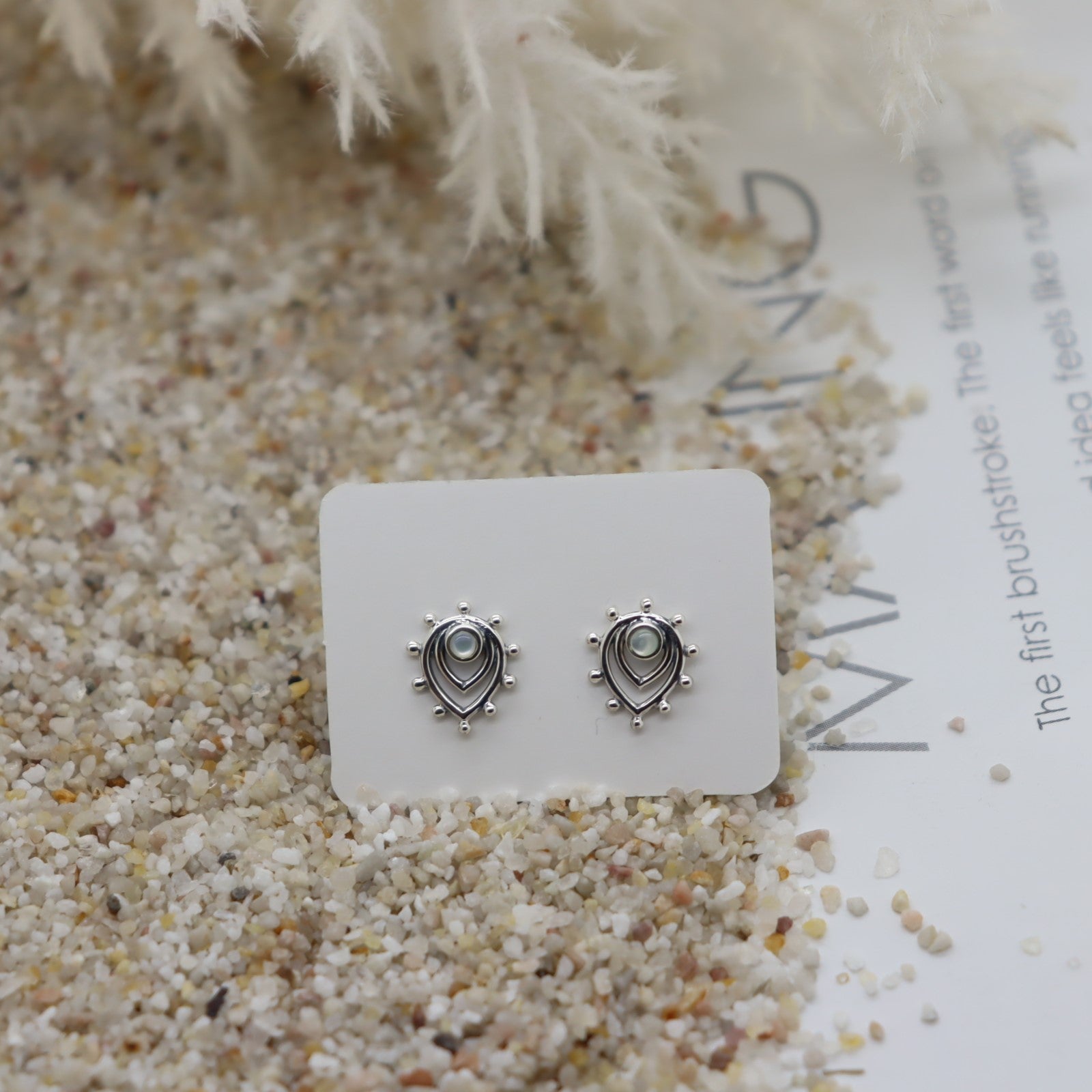 Clementine Mother of Pearl Stud