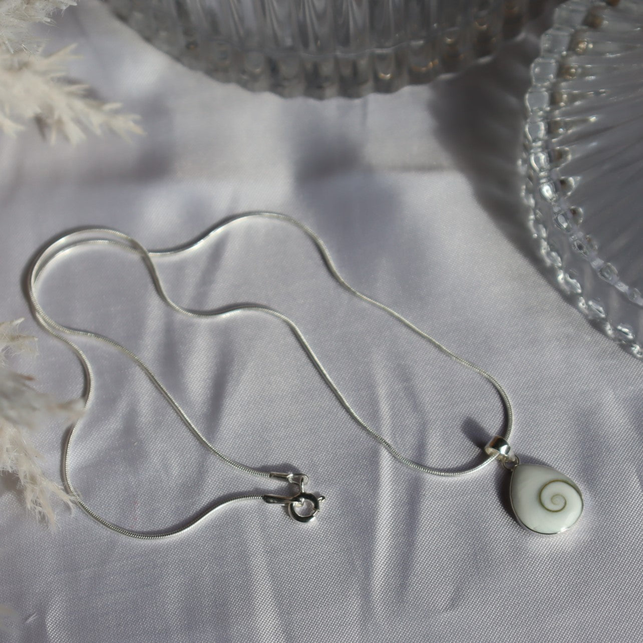 Arien Shiva Eye Silver Necklace WHOLESALE