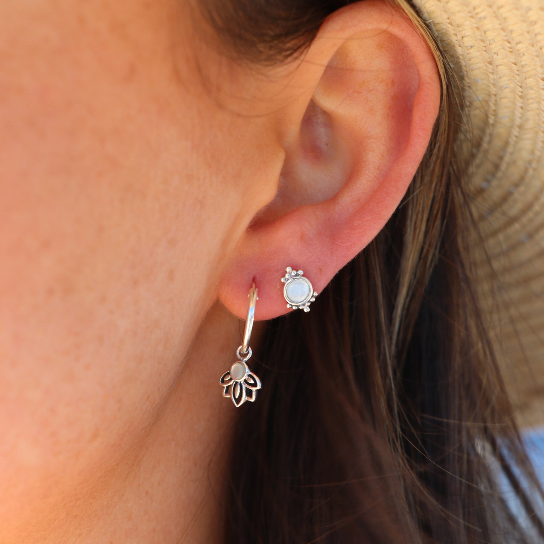 Eva Stud Mother of Pearl WHOLESALE