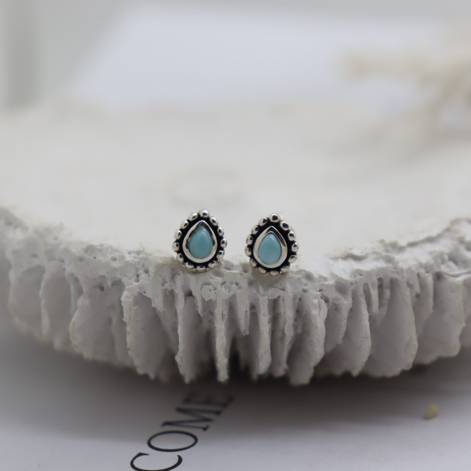 Gaia Petite Larimar Stud