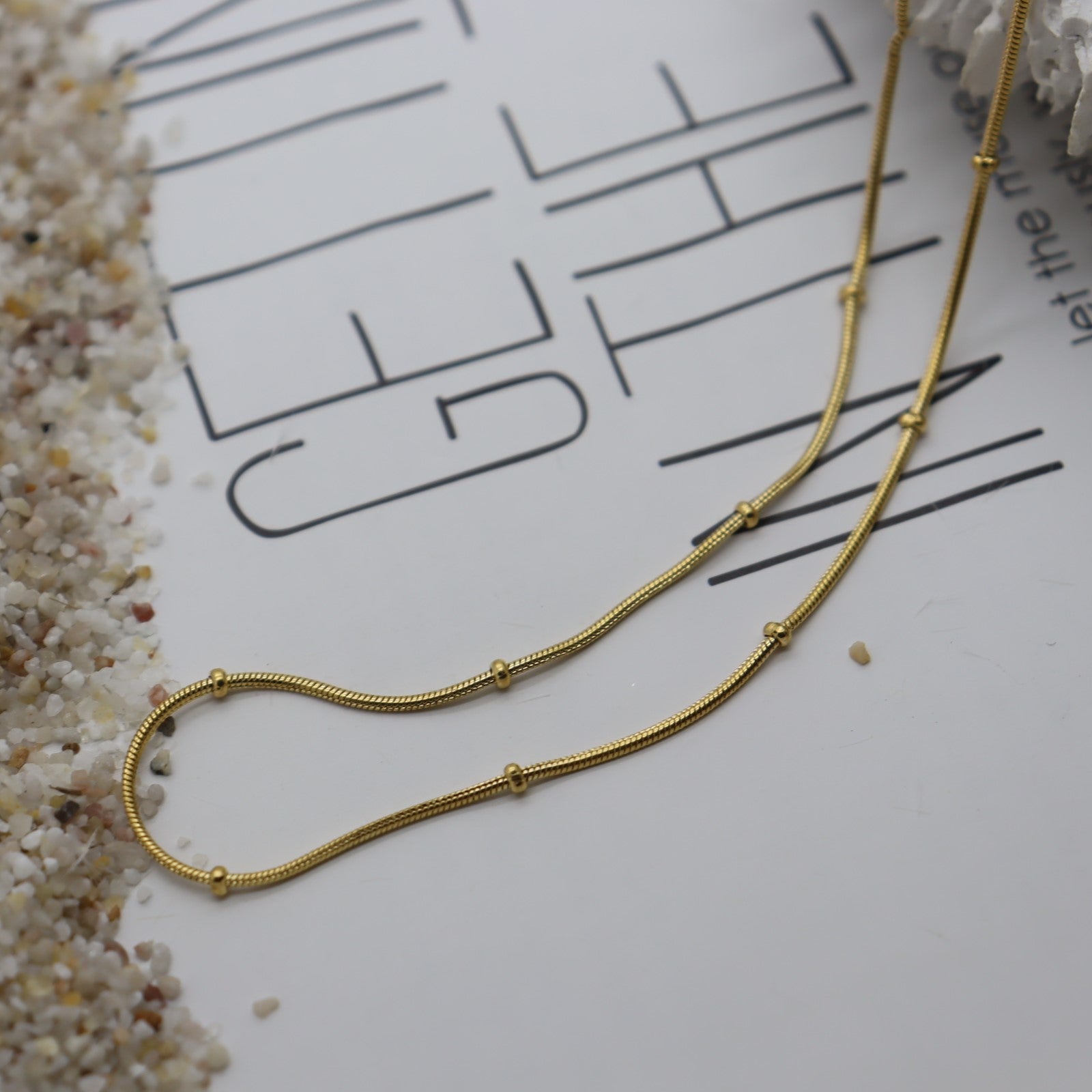 Gold Ball Chain