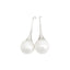 Round 12mm Pearl Silver Drop