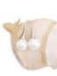 Round 12mm Pearl Silver Drop