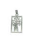 Boab Rectangle Pendant with Freshwater Pearl